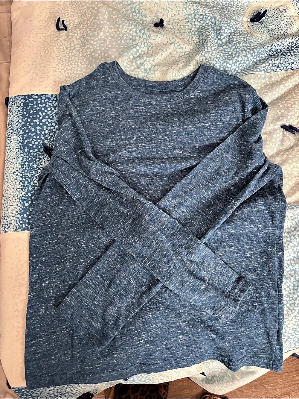 Jumping Beans Long Sleeve Top in Blue Like New